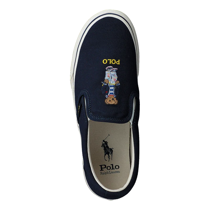Keaton Polo Bear Canvas Sneaker Navy Bear