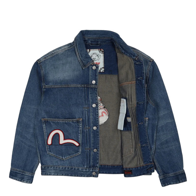 Daruma Komainu X Bonsaii Emb D Indigo Mid Tone