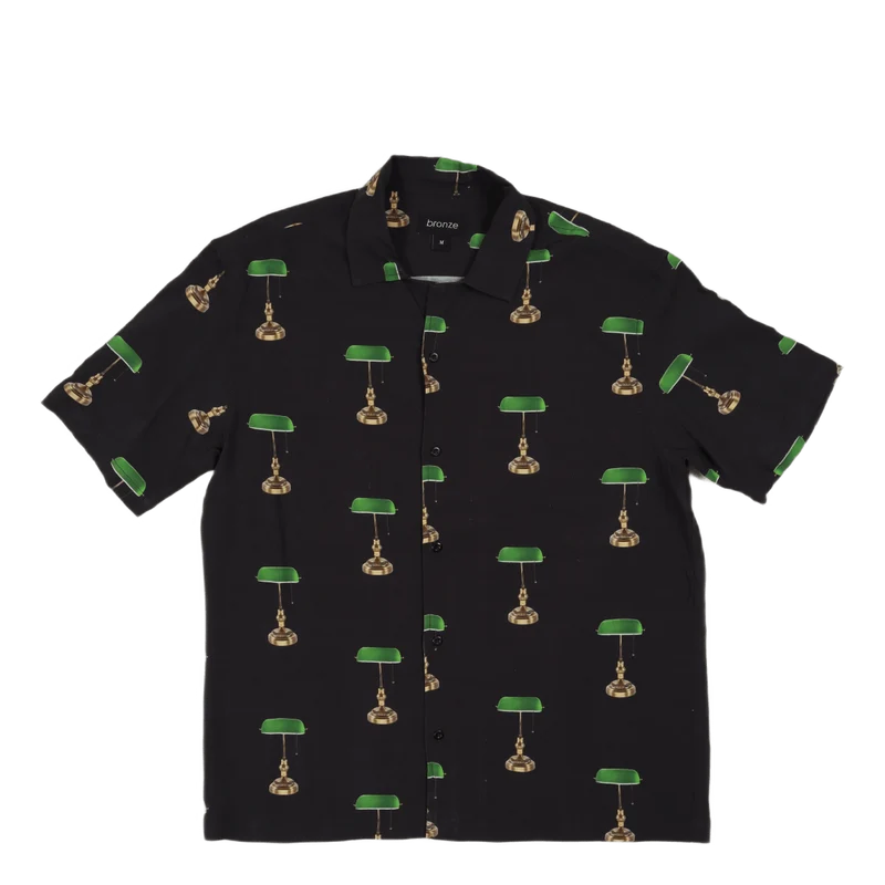 Bankers Lamp Rayon Black