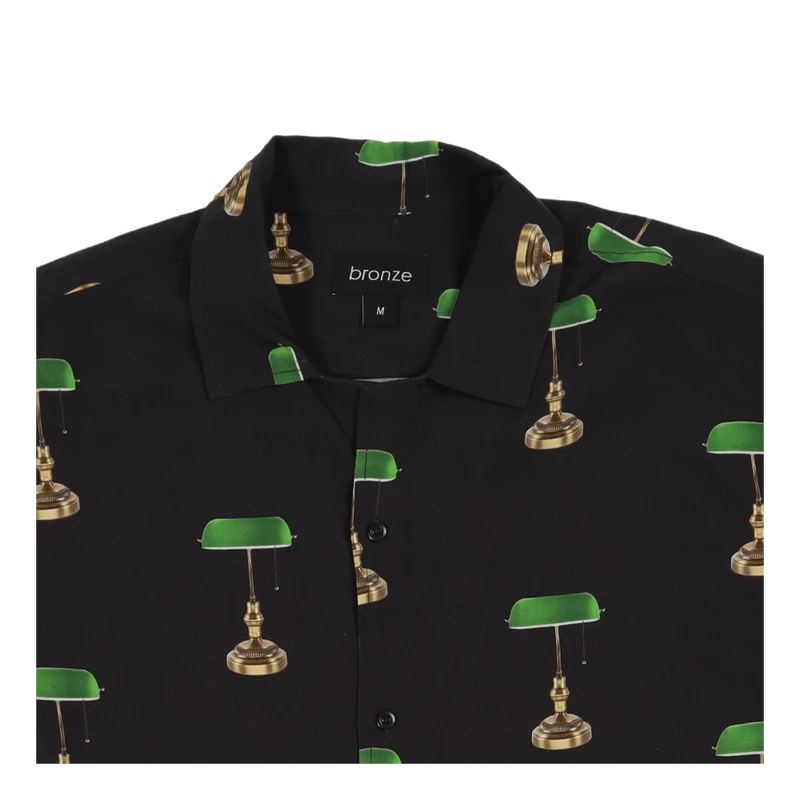 Bankers Lamp Rayon Black