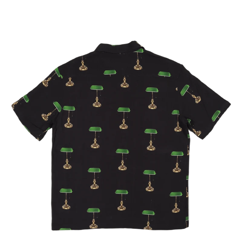 Bankers Lamp Rayon Black