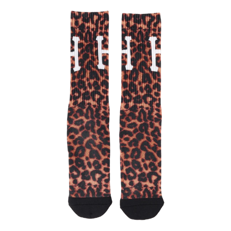 Digital Leopard Sock Leopard