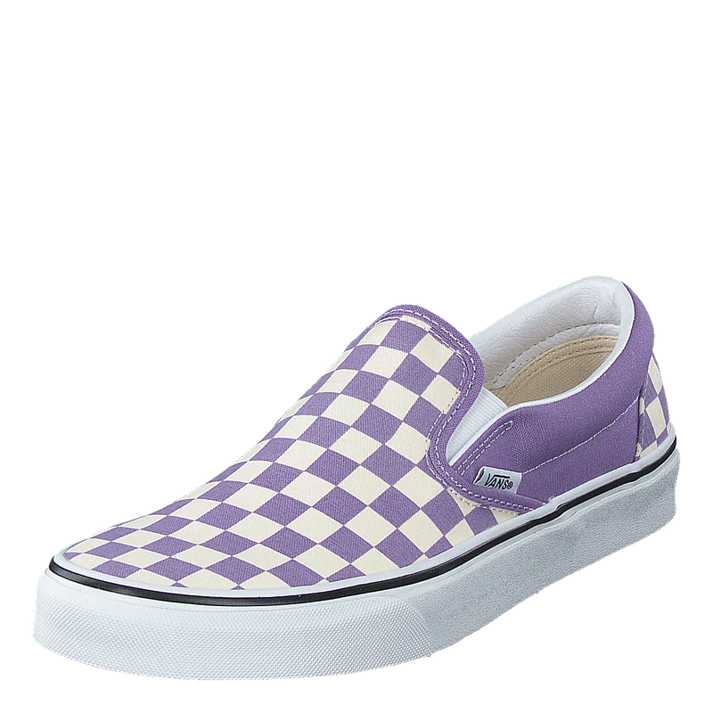 Ua Classic Slip-on (chkrbrd)chalkviolettrwht