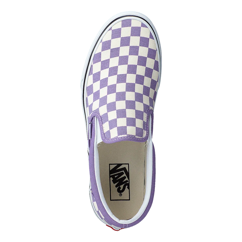 Ua Classic Slip-on (chkrbrd)chalkviolettrwht