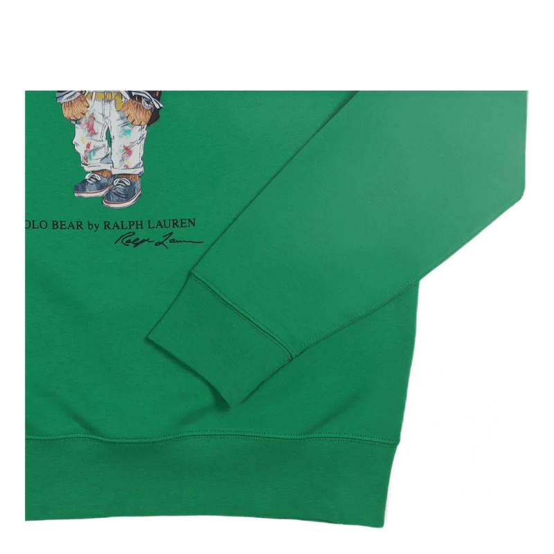 Polo Bear Fleece Sweatshirt Cr21 Cruise Green Clr Shp Bear