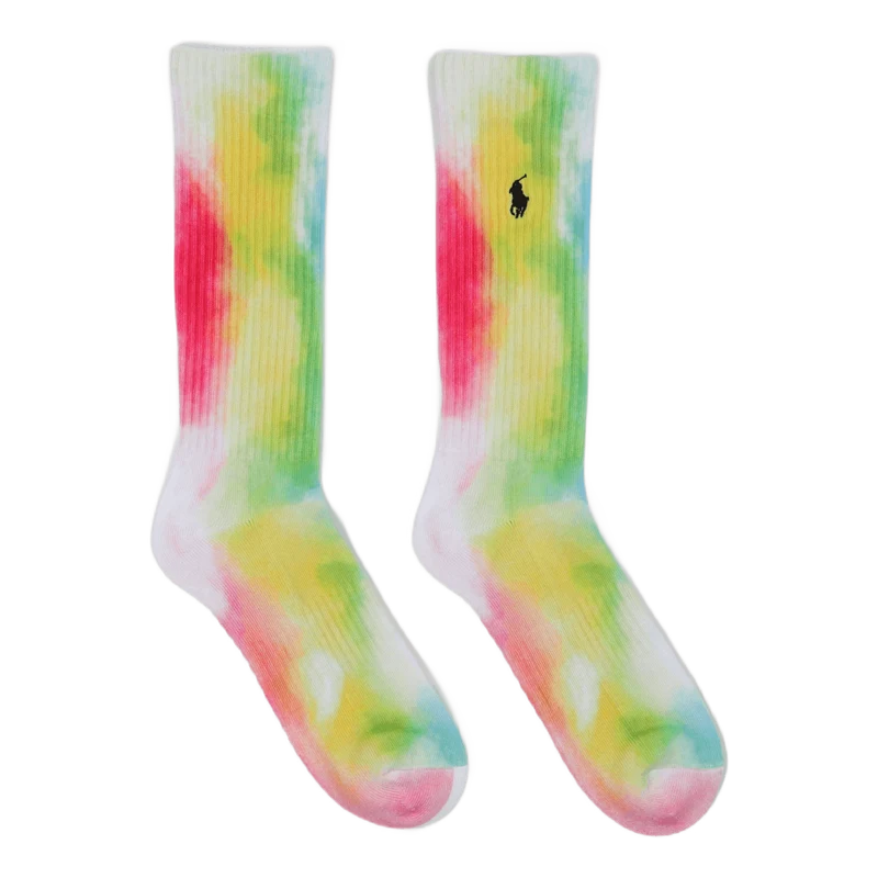 Single Tie Dye Crew Sock