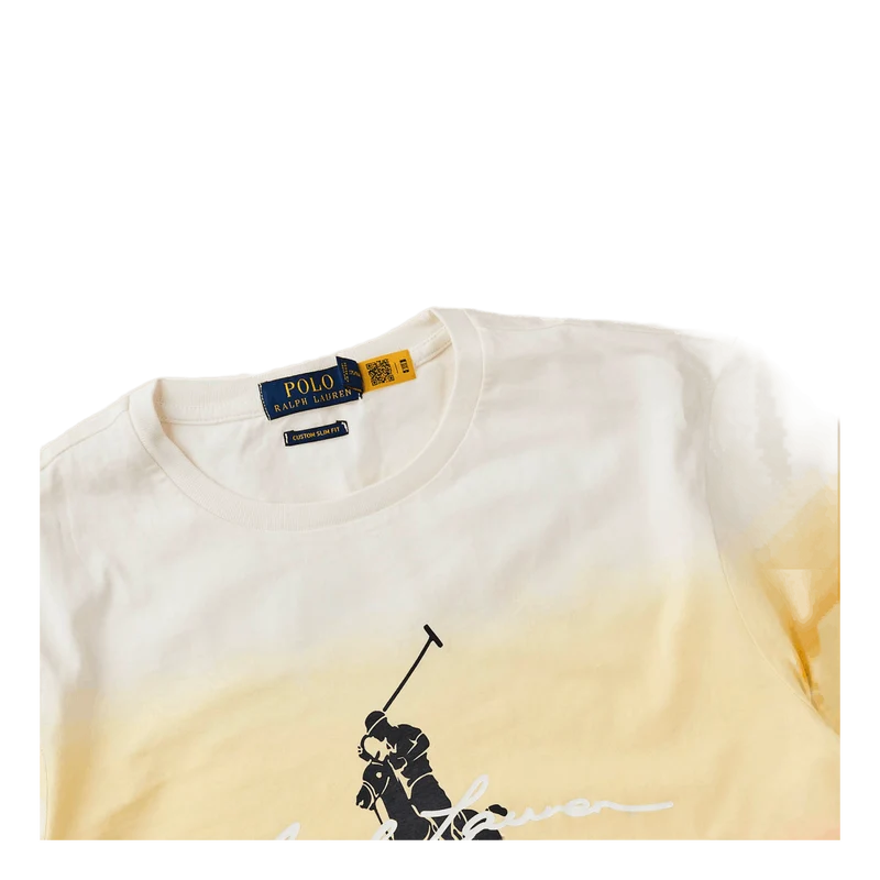Custom Slim Fit Dip-Dyed Graphic T-Shirt