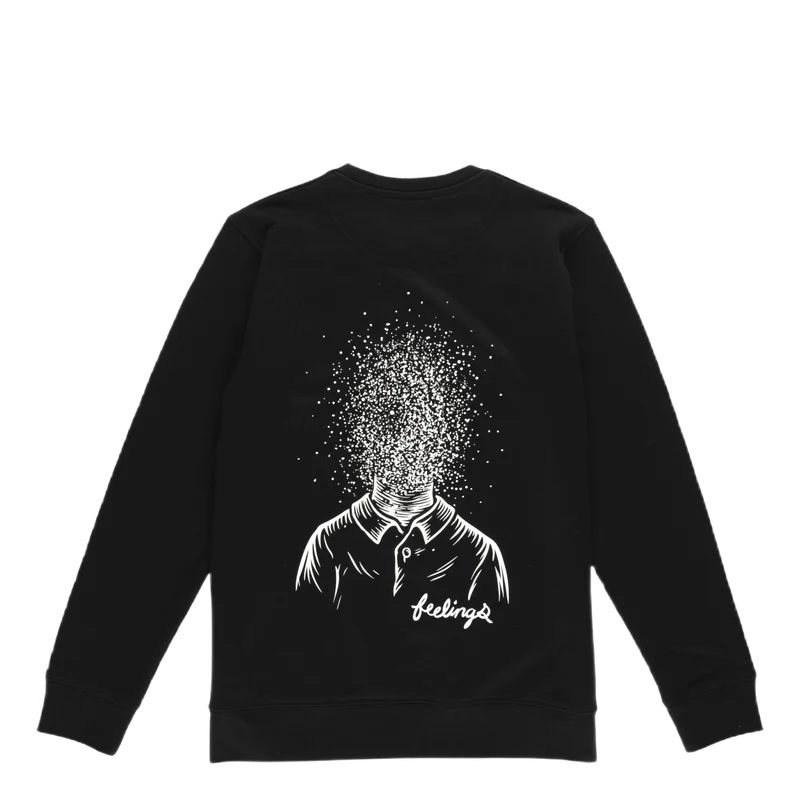 Sparse Crewneck Sweatshirt Black