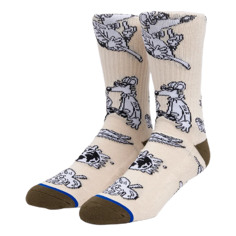 Steven Harrington Crew Sock Natural