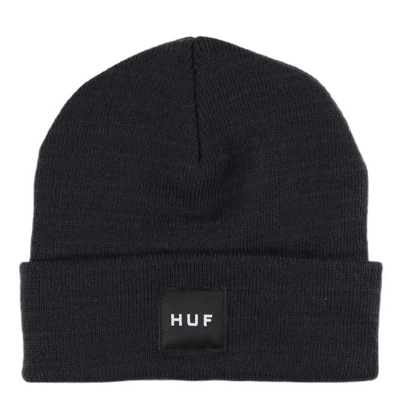 Essentials Box Logo Beanie Navy