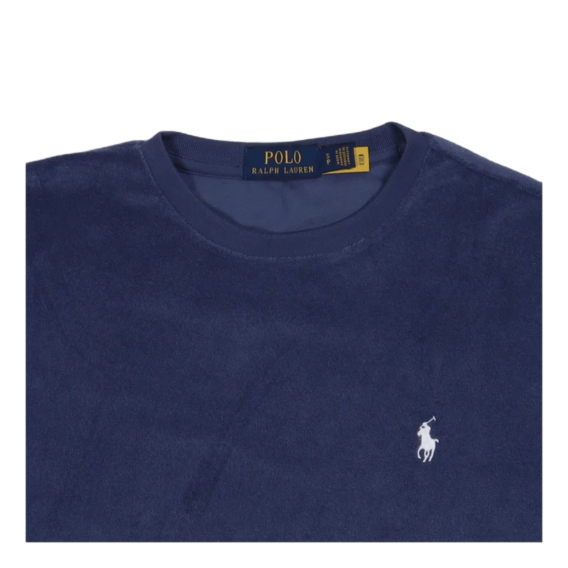 Classic Fit Terry T-Shirt Light Navy
