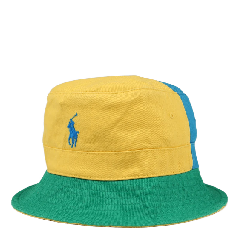 Color-Blocked Chino Bucket Hat Pacific Royal/Yellowfin/ Multi