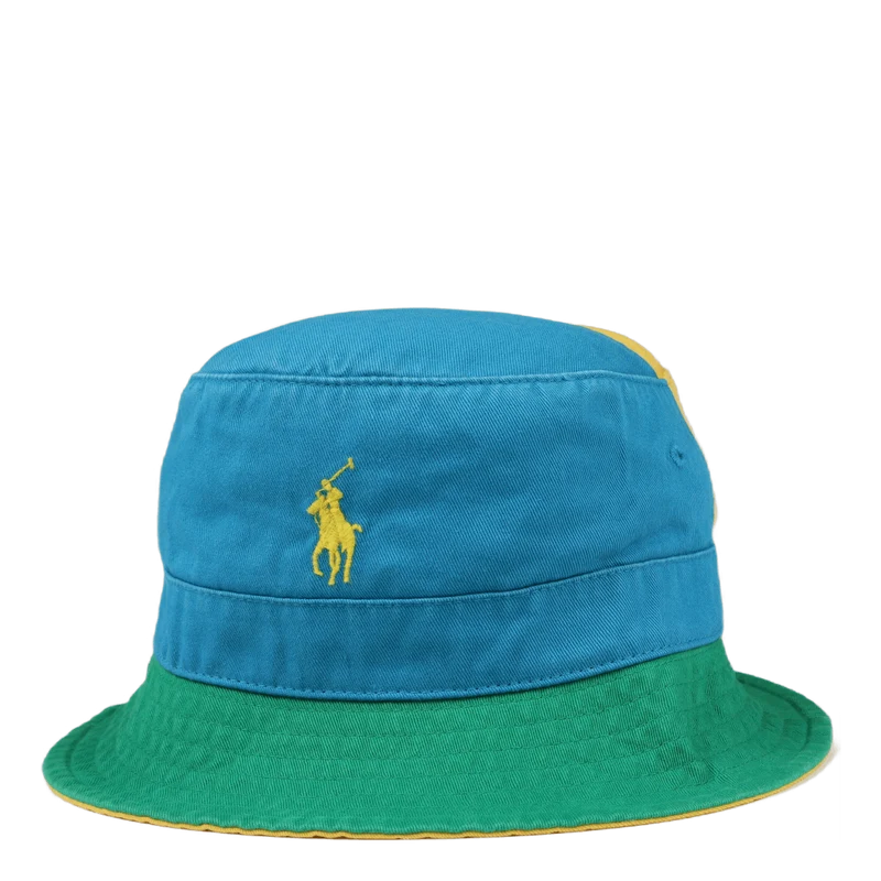 Color-Blocked Chino Bucket Hat Pacific Royal/Yellowfin/ Multi
