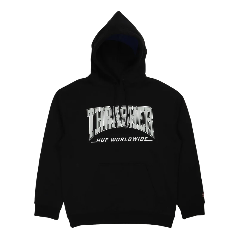 Huf X Thrasher Bayview P/o Hoo Black