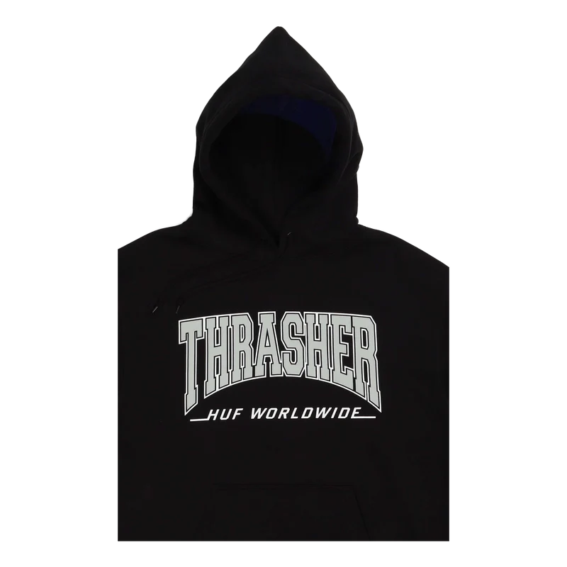 Huf X Thrasher Bayview P/o Hoo Black