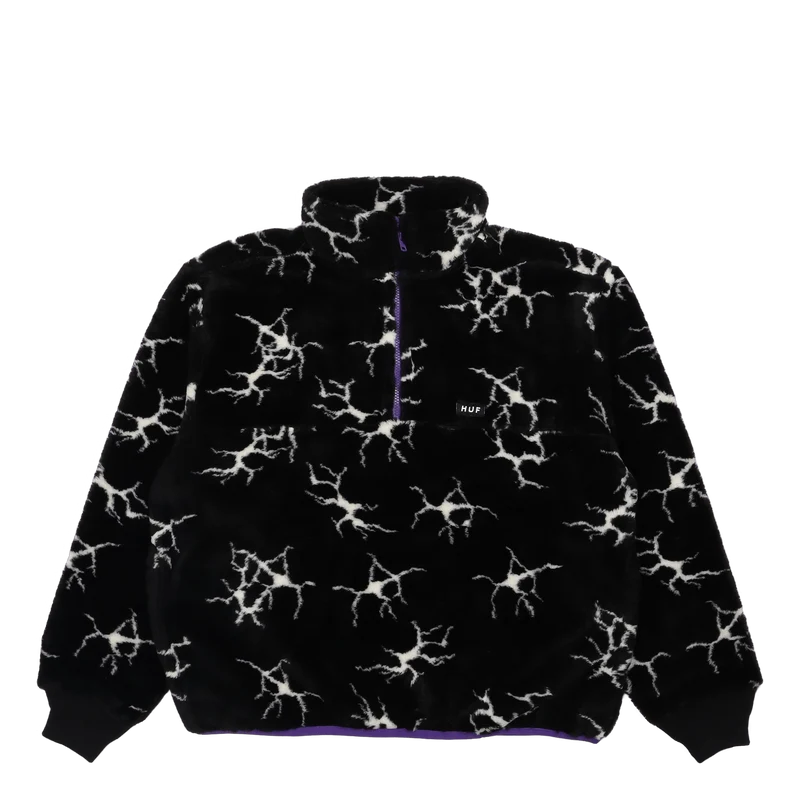 Quake Sherpa 1/4 Zip Black