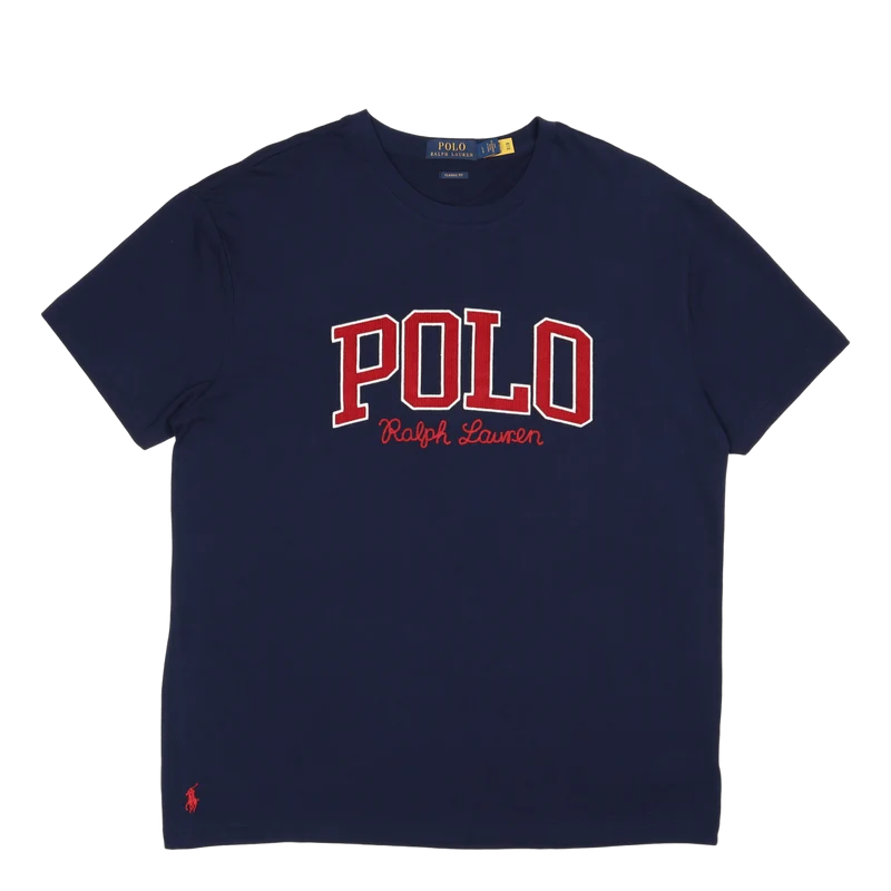 Classic Fit Logo Jersey T-Shirt Cruise Navy