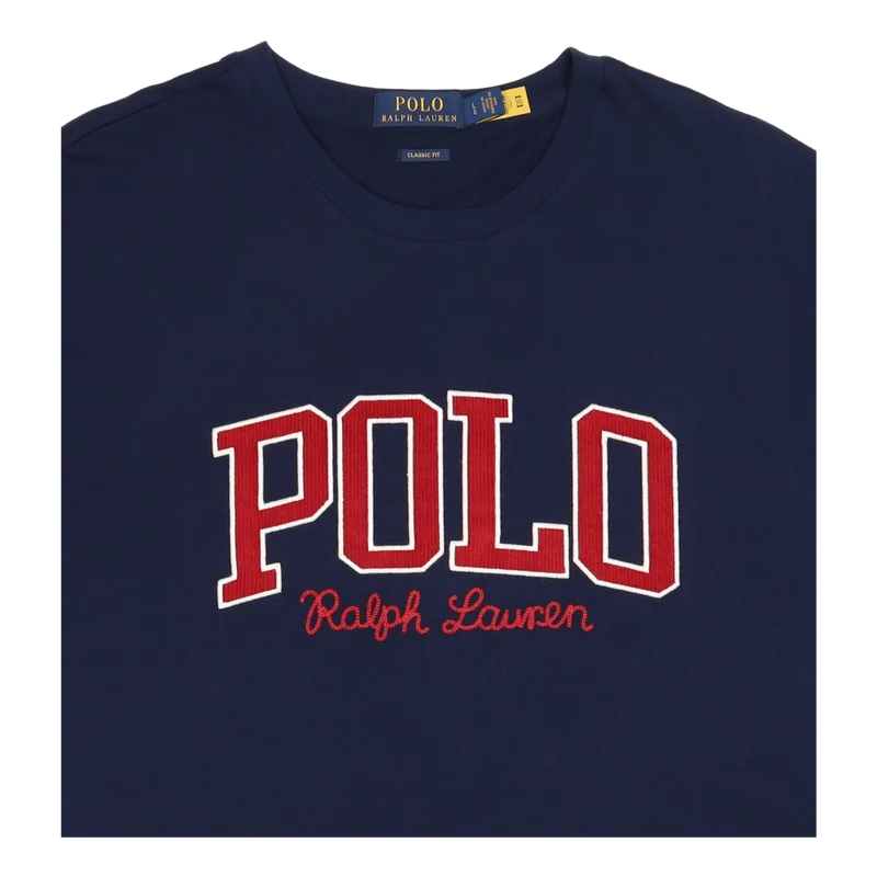 Classic Fit Logo Jersey T-Shirt Cruise Navy