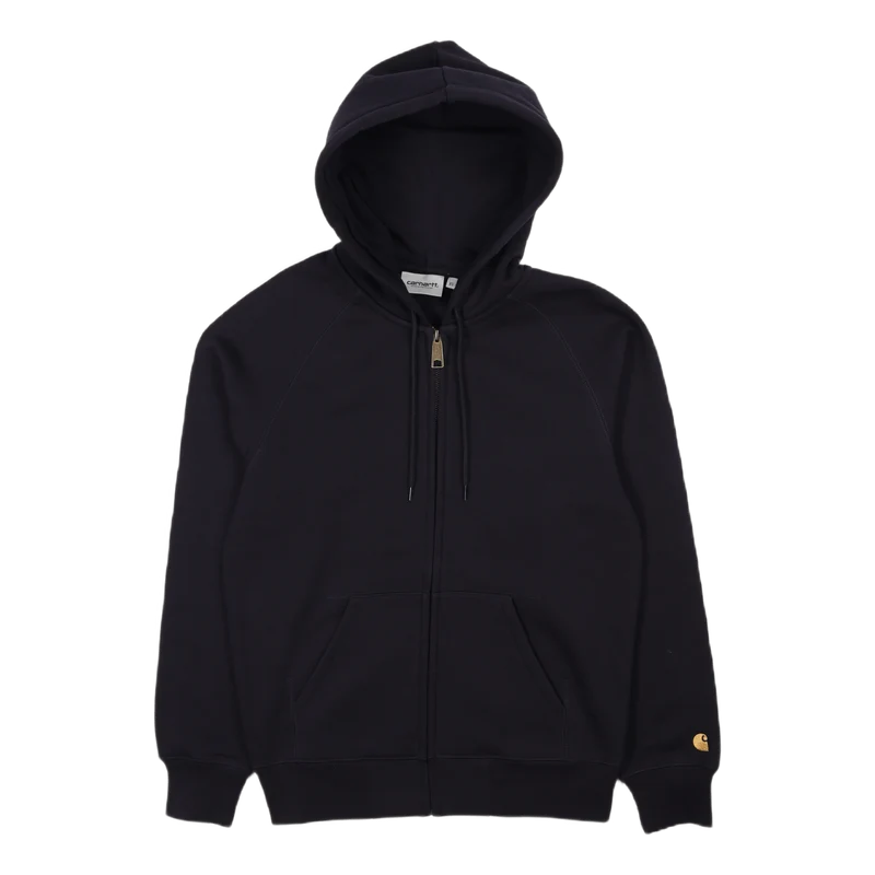 Hooded Chase Jacket Dark Navy / Gold