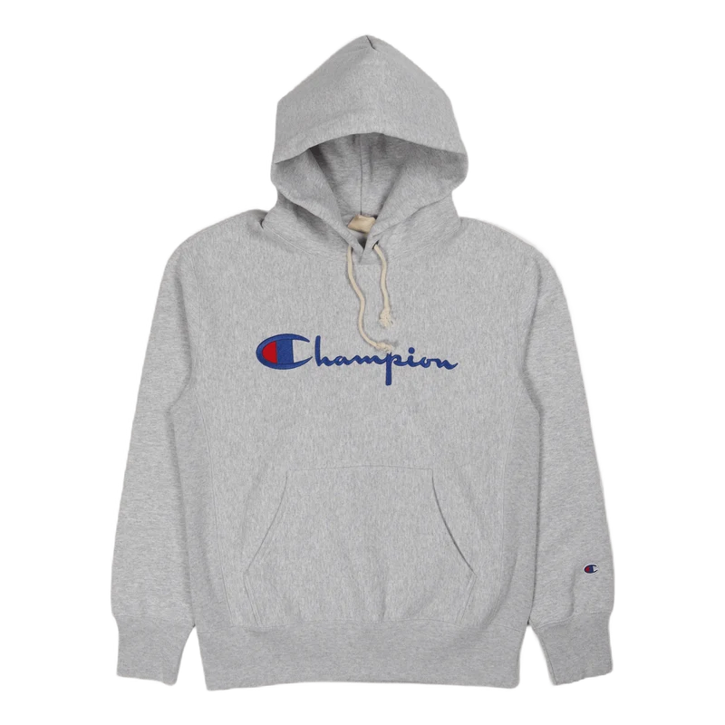 Champion Men's Big Script Hood Grey