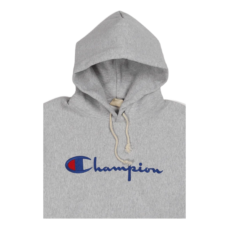 Champion Men's Big Script Hood Grey