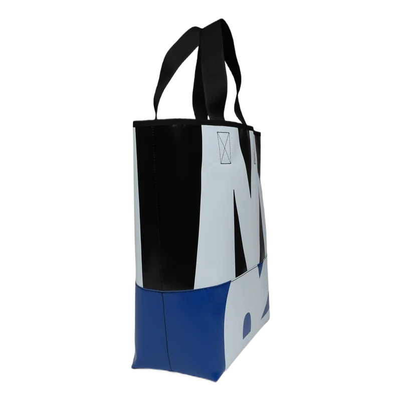 Shopping Bag Black/royal/white