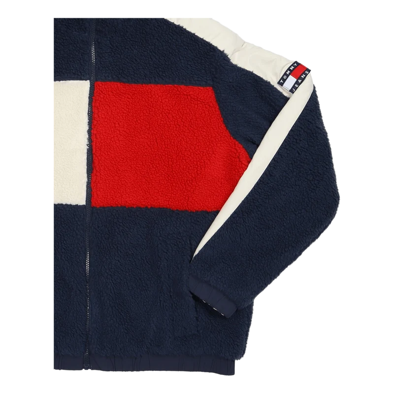 Tjm Reversible Sherpa Jacket Twilight Navy / Multi
