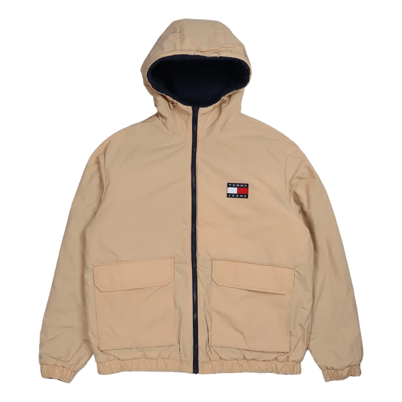 Tjm Reversible Sherpa Jacket Twilight Navy / Multi