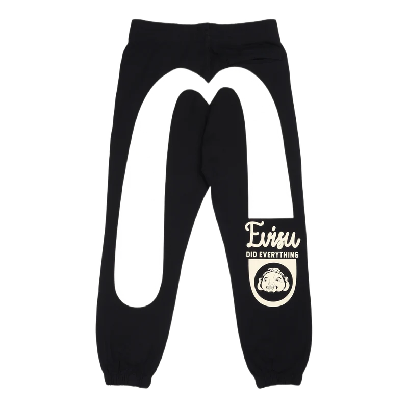 Classic Daicock Sweatpants Wit Black
