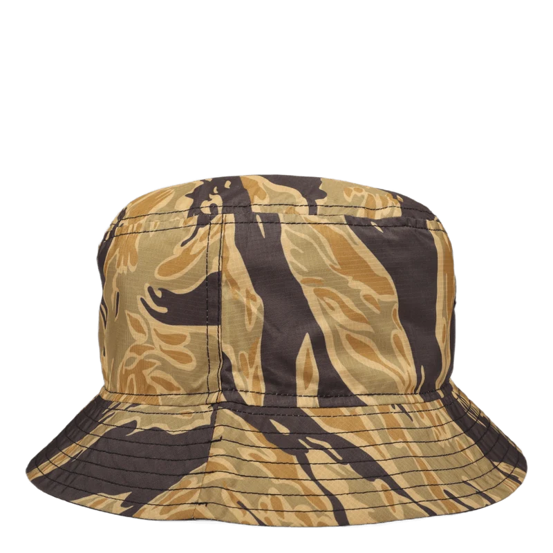 Camo Tech Reversible Bucket Ha Sunbleach Tigerstripe/black