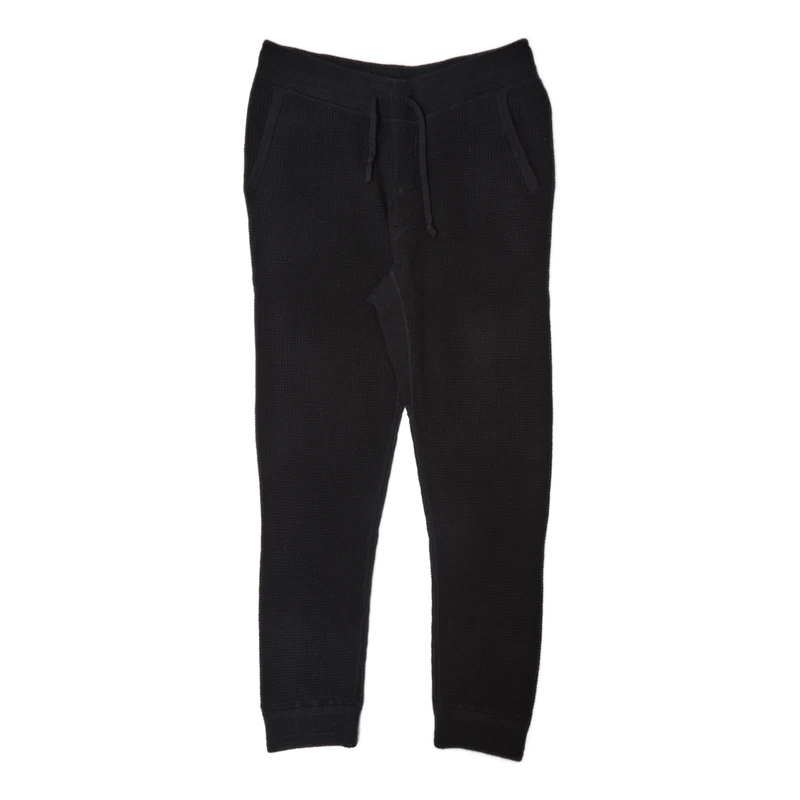 Washable Cashmere Jogger Pant Black