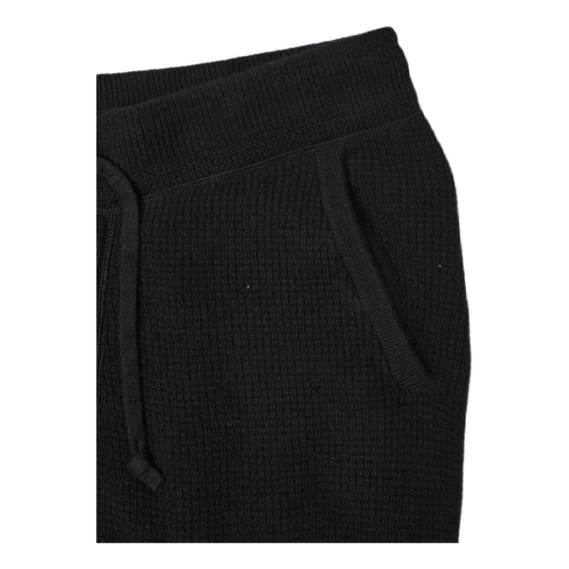 Washable Cashmere Jogger Pant Black