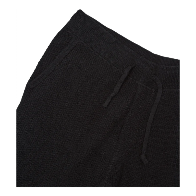 Washable Cashmere Jogger Pant Black