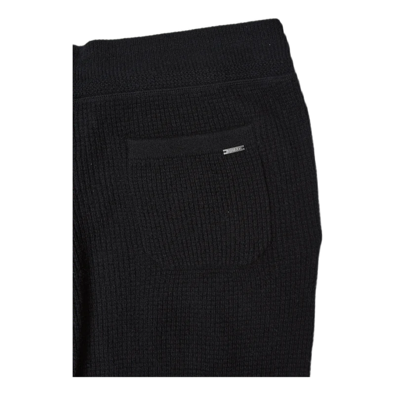 Washable Cashmere Jogger Pant Black
