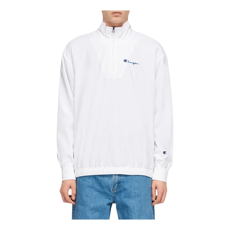 Half Zip Top White