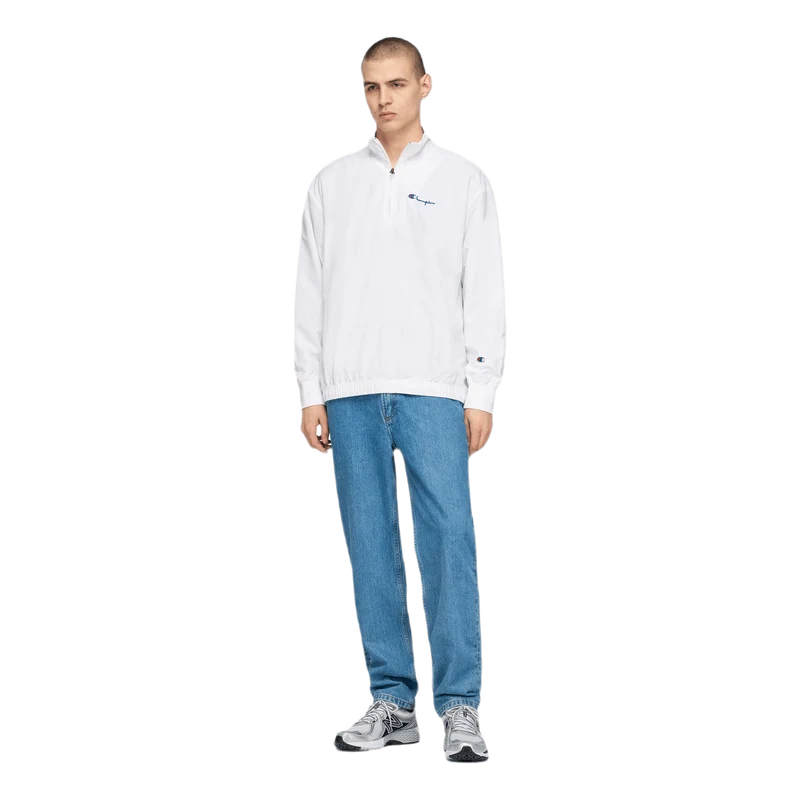 Half Zip Top White