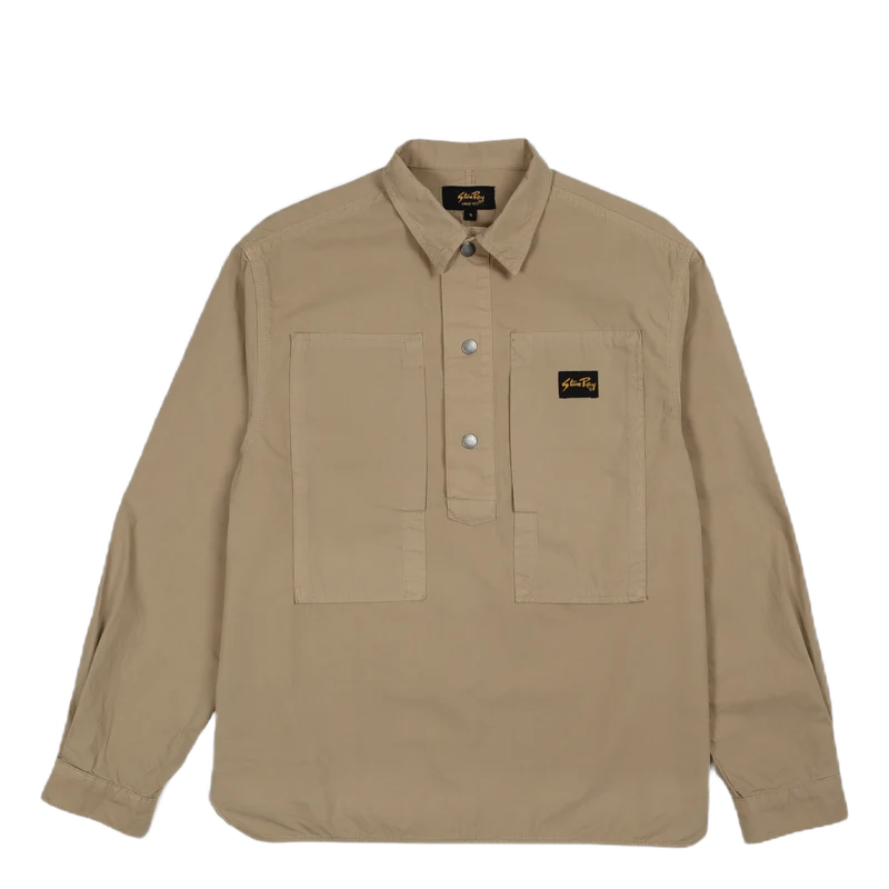 Painter Shirt Long Sleeve Khaki