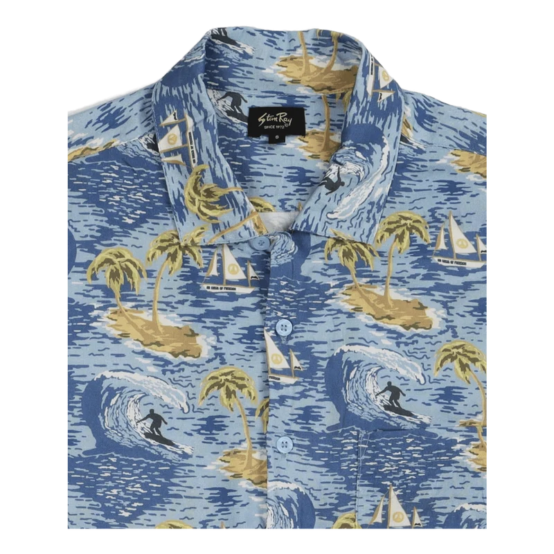 Tour Shirt Blue Hawaii