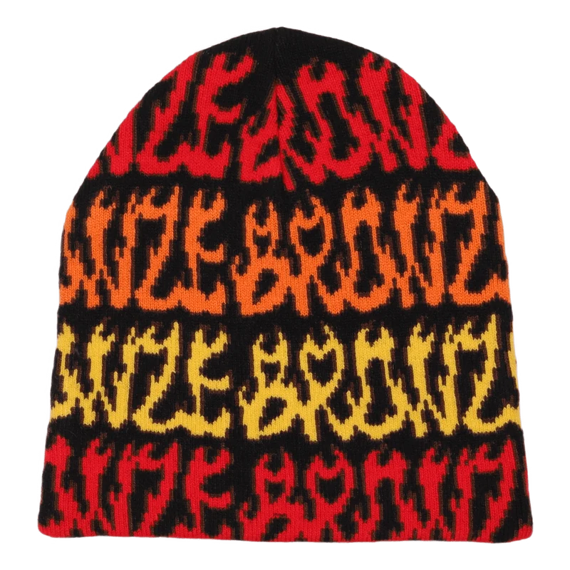 Flame Beanie Black Flame Beanie Black