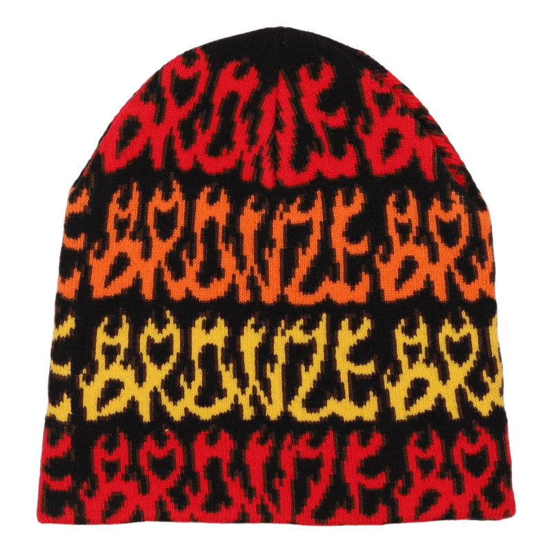 Flame Beanie Black Flame Beanie Black