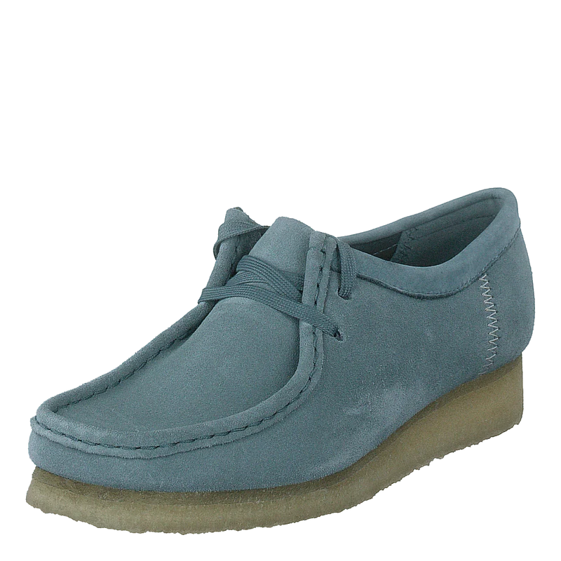 Wallabee Ocean Blue Suede