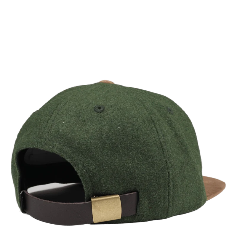 Crown 6 Panel Hat Dark Green
