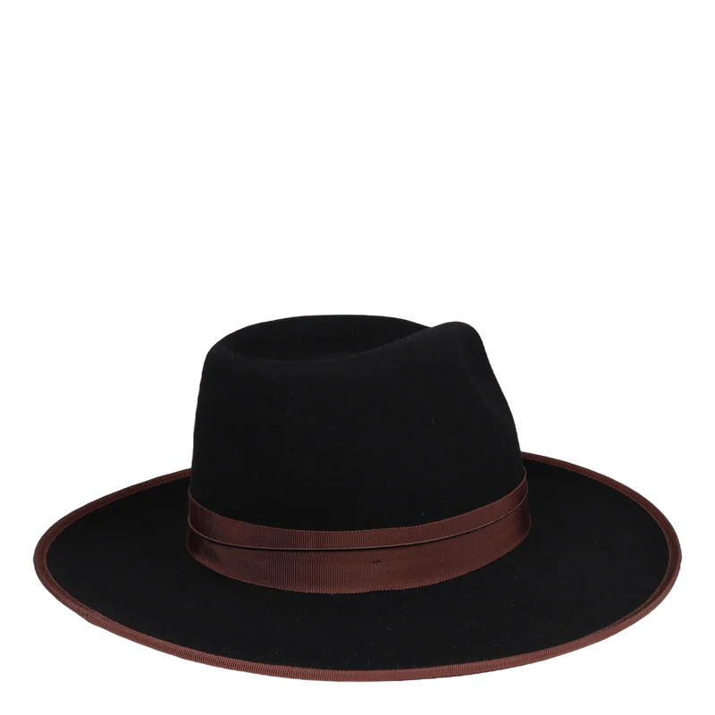 Reno Fedora Black/brown