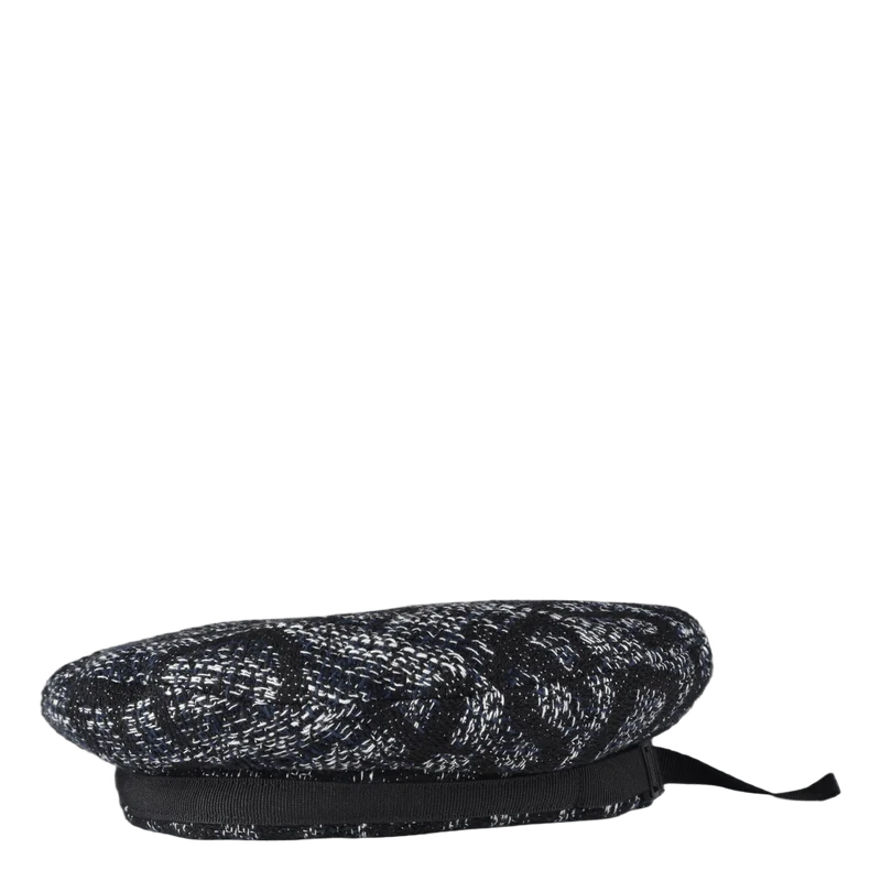 Beret Black Cotton/viscose Bou