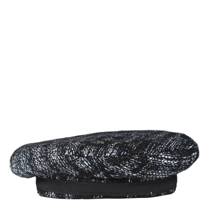 Beret Black Cotton/viscose Bou