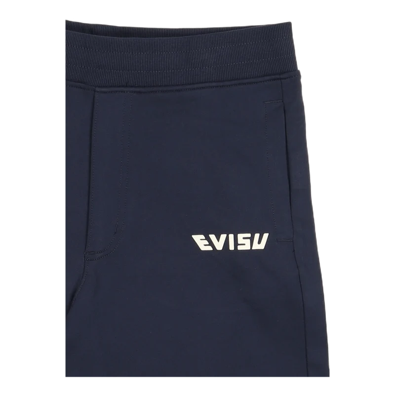 Tie Dye Sweatshorts With Print Dark Navy