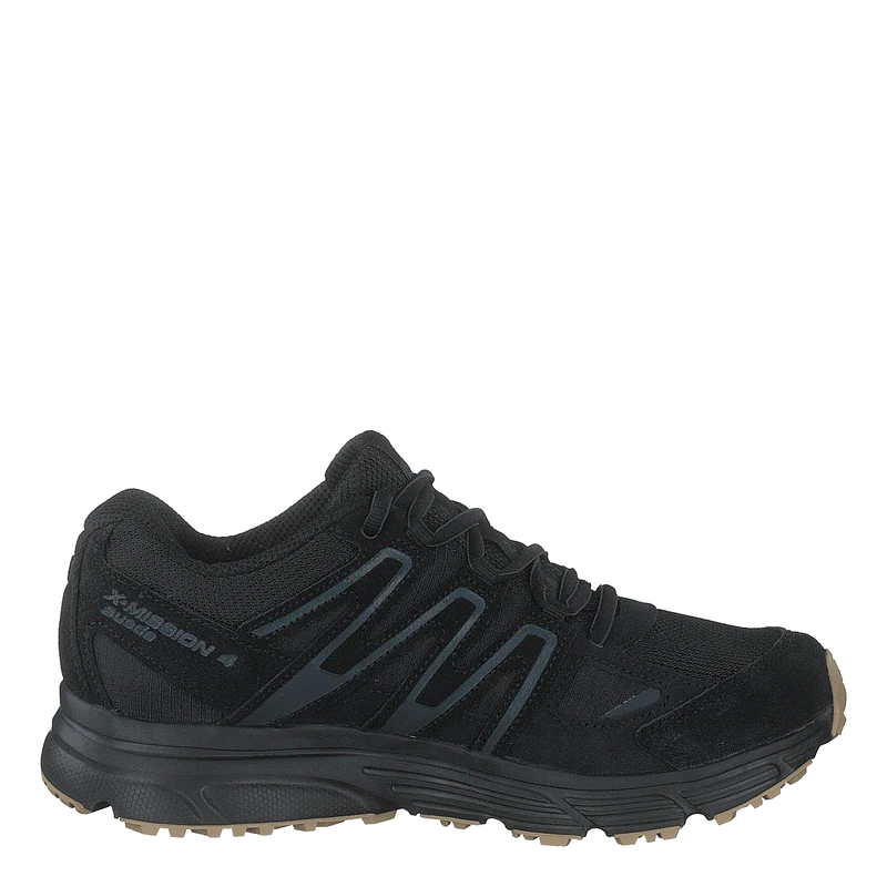 X-mission 4 Suede Black/ebony/gum3
