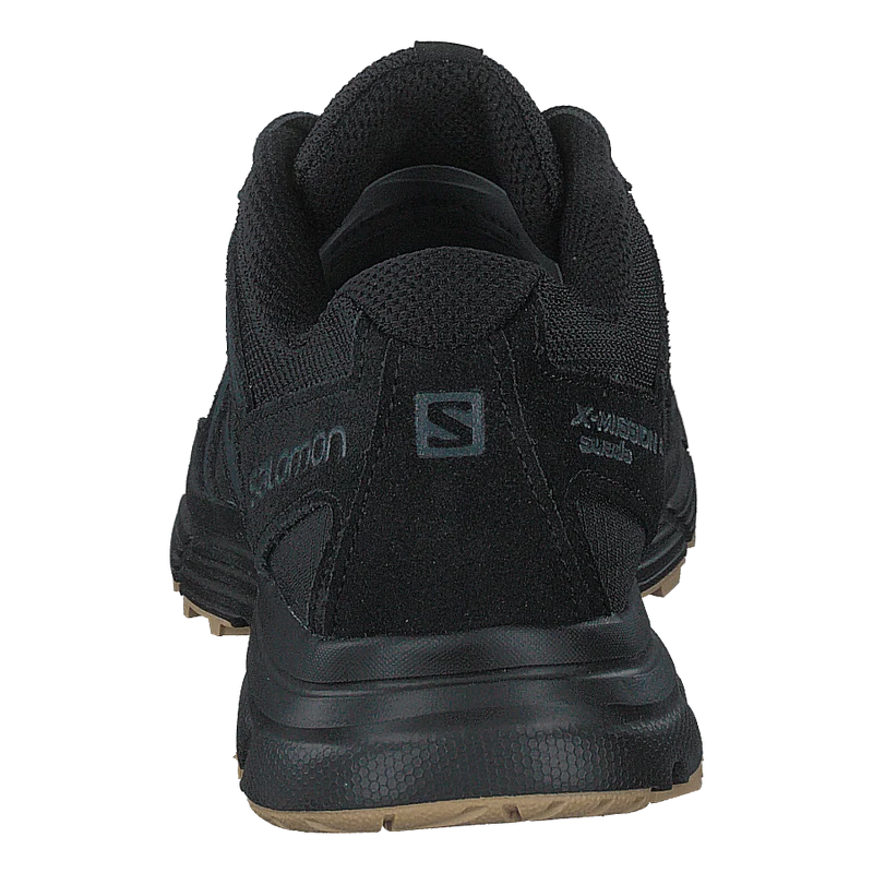 X-mission 4 Suede Black/ebony/gum3