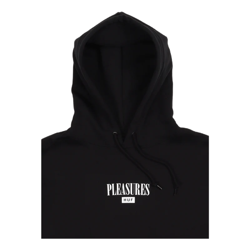 HUF X PLEASURES BEETLE P/O HOODIE BLACK