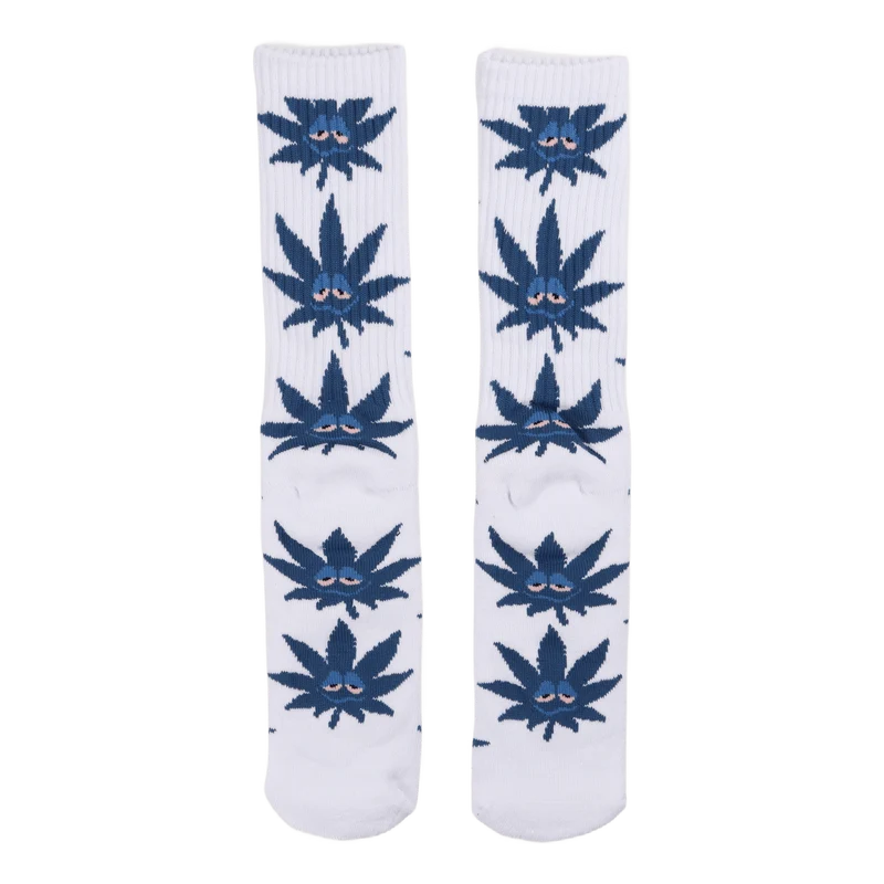Green Buddy Pl Sock White
